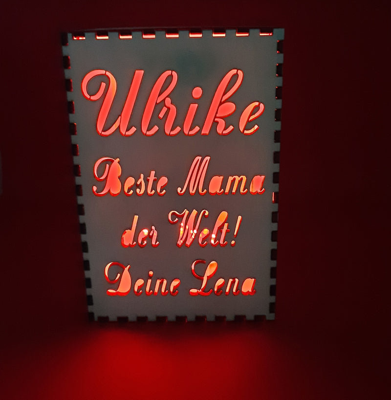 Deko Windlicht "Beste Mamma der Welt"