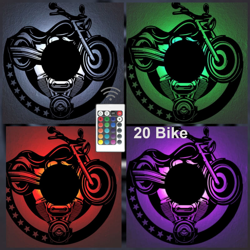 Deko Led Lampe Love my Bike