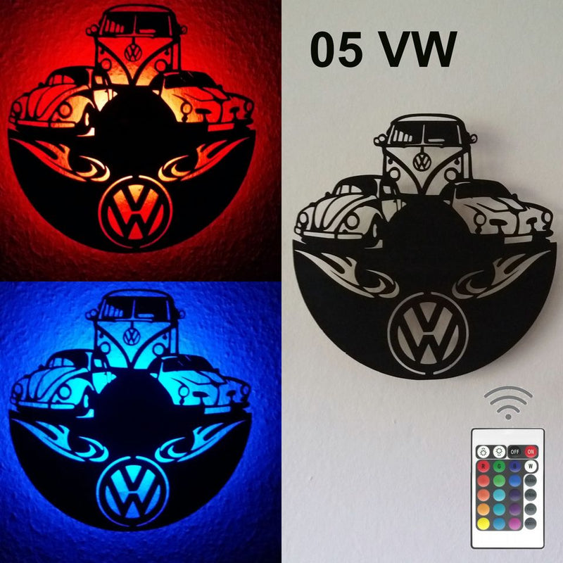 Deko Led Lampe VW