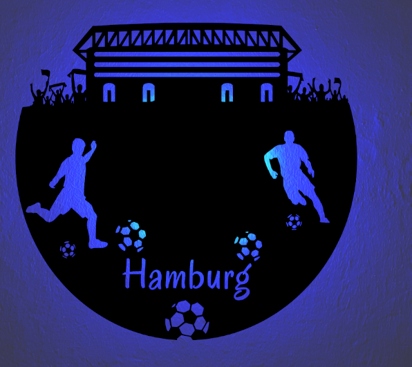 Fußball Deko Led Lampe Hamburg