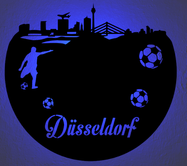 Fußball Deko Led Lampe Düsseldorf