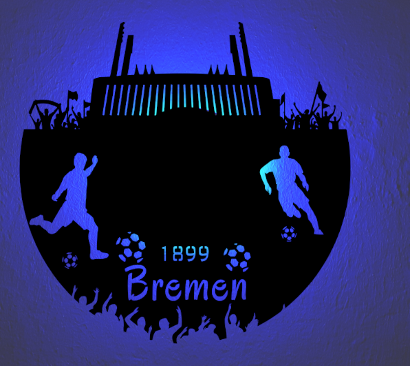 Fußball Led Lampe Bremen