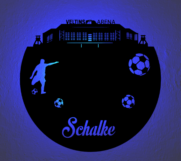 Fußball Led Lampe Schalke