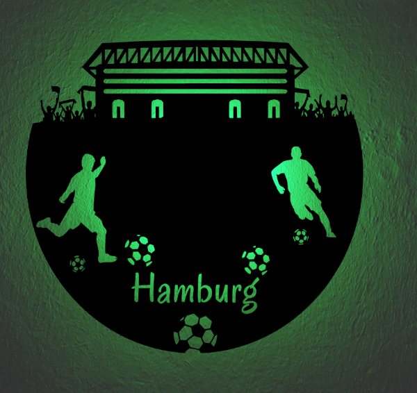 Fußball Deko Led Lampe Hamburg