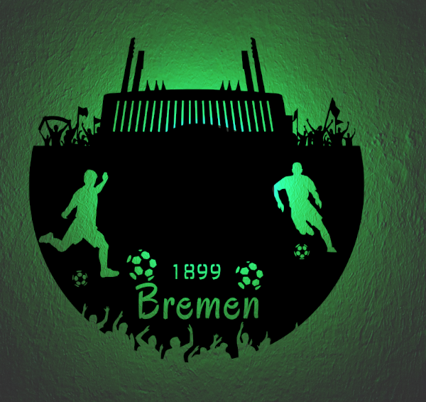 Fußball Led Lampe Bremen