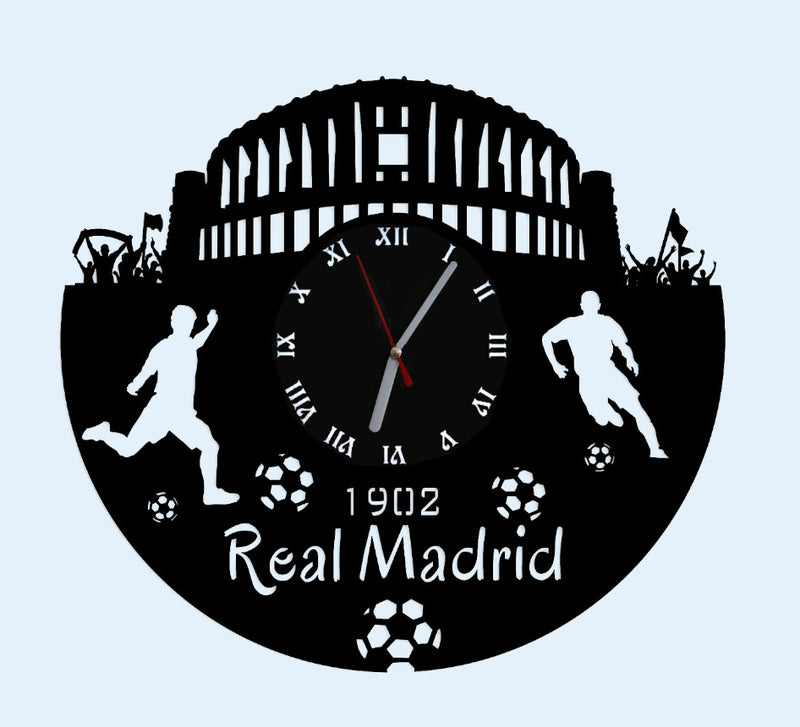 Fußball Fan LED Wanduhr "Madrid"