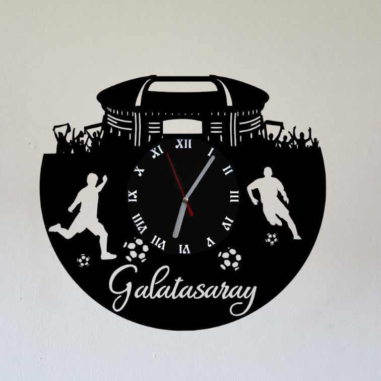 Fußball Fan LED Wanduhr "Galatasaray"