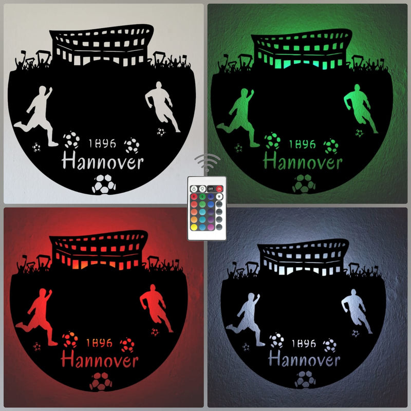 Fußball Deko Led Lampe Hannover