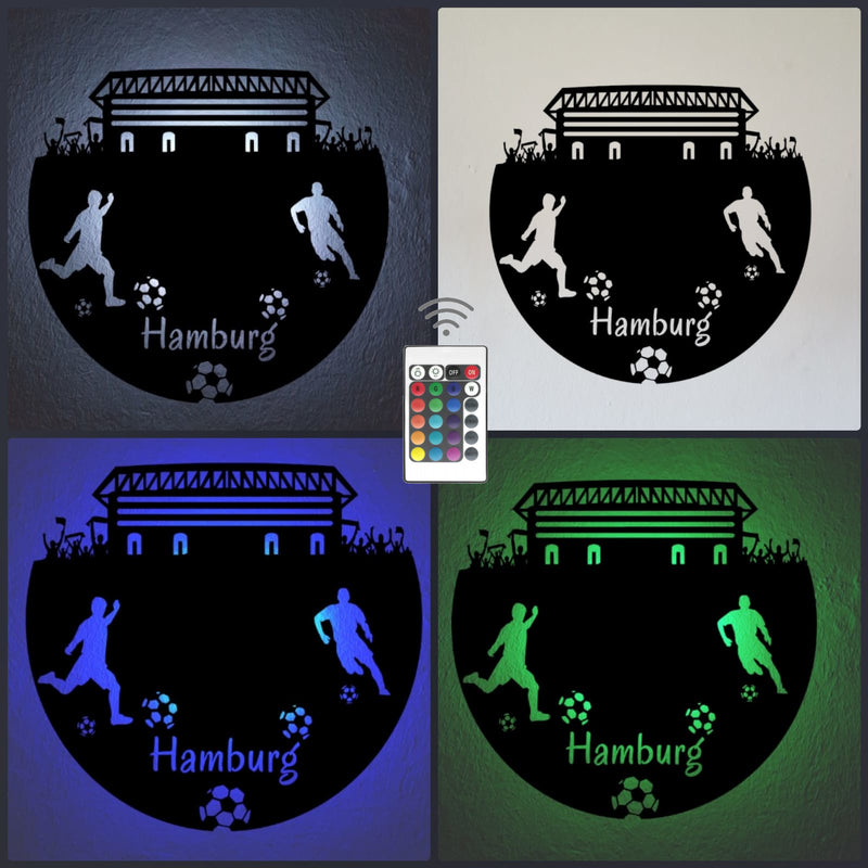 Fußball Deko Led Lampe Hamburg