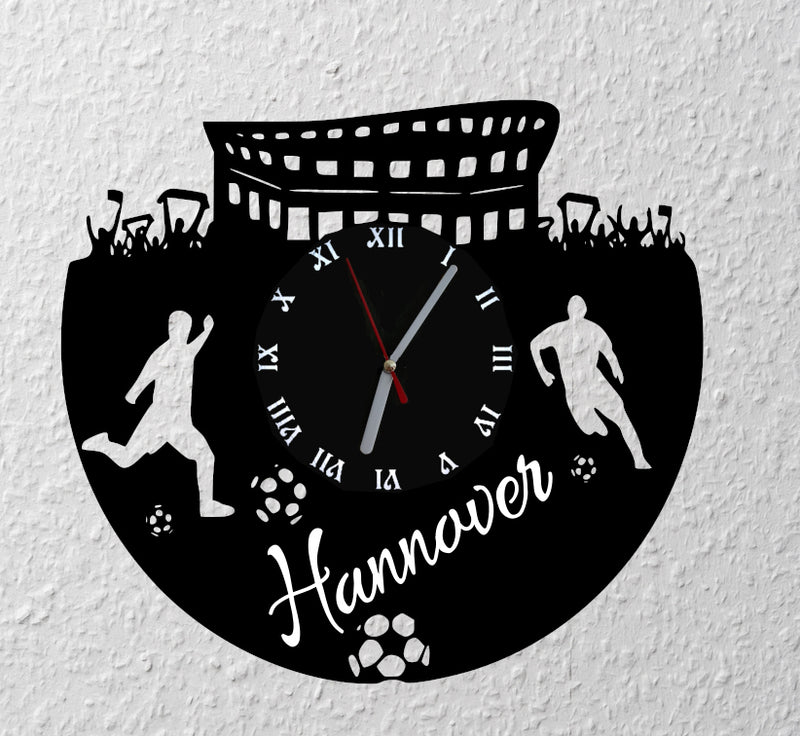 Fußball Fan LED Wanduhr "Hannover"