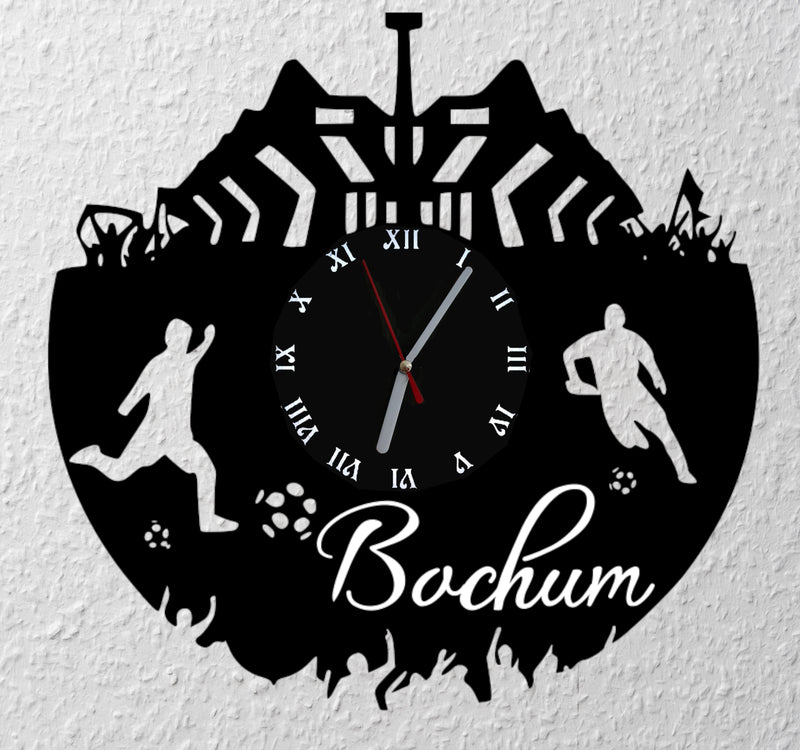 Fußball Fan LED Wanduhr "Bochum"