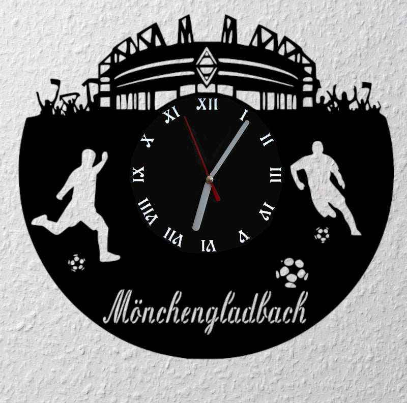 Fußball Fan LED Wanduhr "Mönchenglattbach"