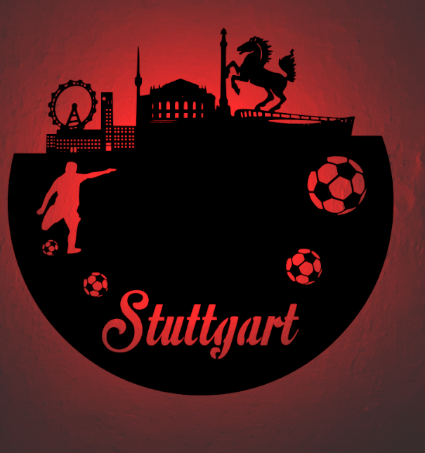 Fußball Led Lampe Stuttgart