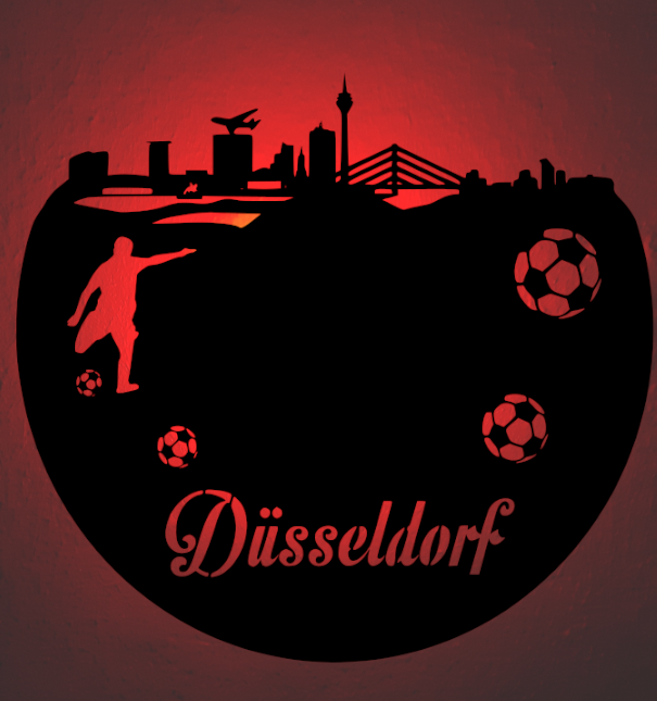 Fußball Deko Led Lampe Düsseldorf