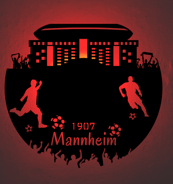 Fußball Led Lampe Mannheim