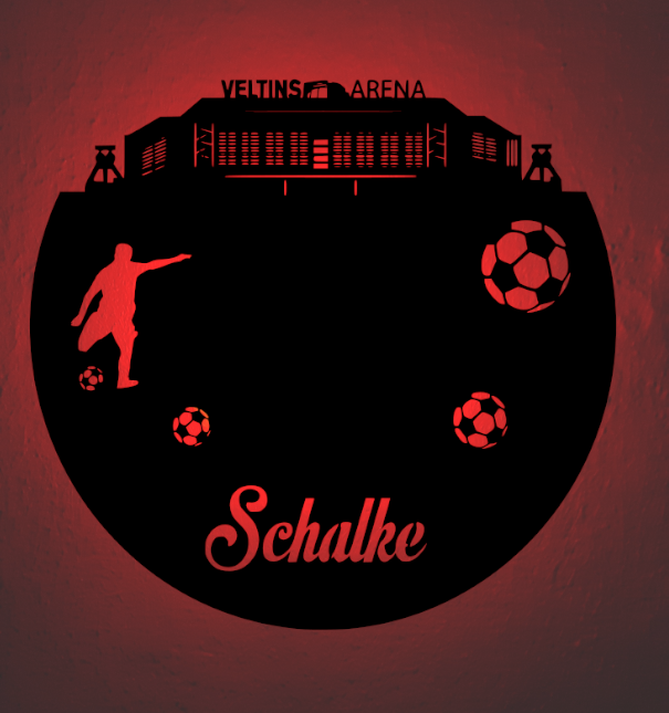 Fußball Led Lampe Schalke