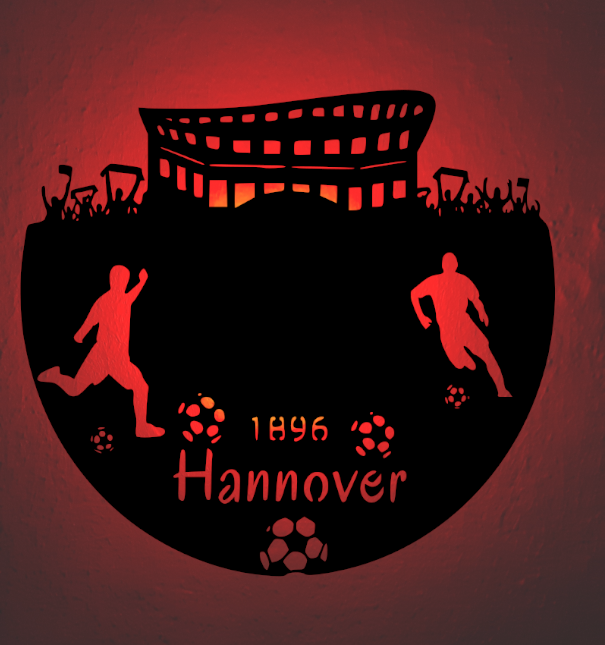 Fußball Deko Led Lampe Hannover