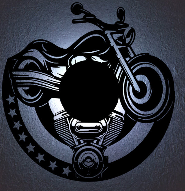 Deko Led Lampe Love my Bike