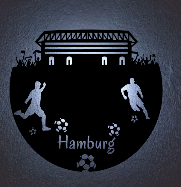 Fußball Deko Led Lampe Hamburg