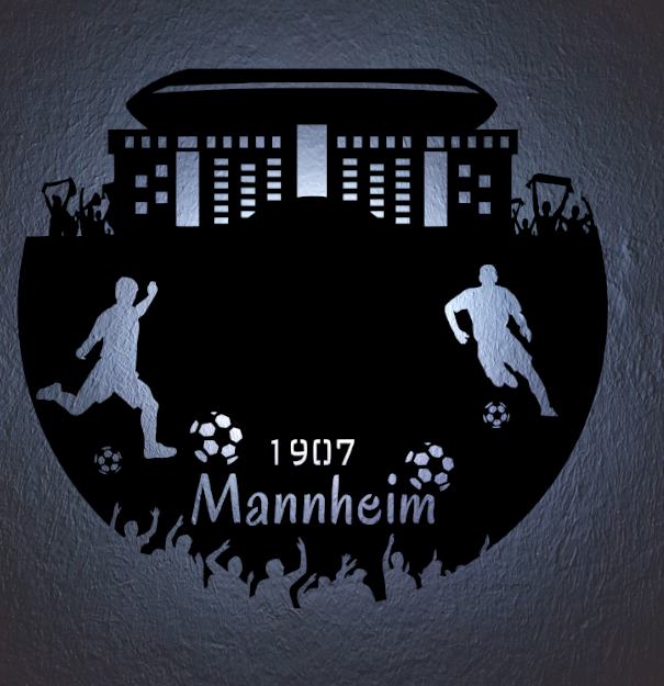 Fußball Led Lampe Mannheim