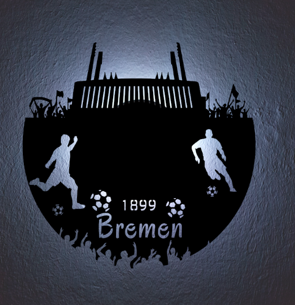 Fußball Led Lampe Bremen