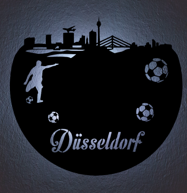 Fußball Deko Led Lampe Düsseldorf